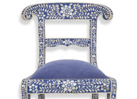 Bone inlay furniture