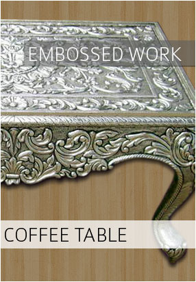 Metal coffee table